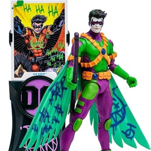 McFarlane Toys - DC Multiverse Red Robin (Jokerized) Gold Label, 7in. - Picture 1 of 8